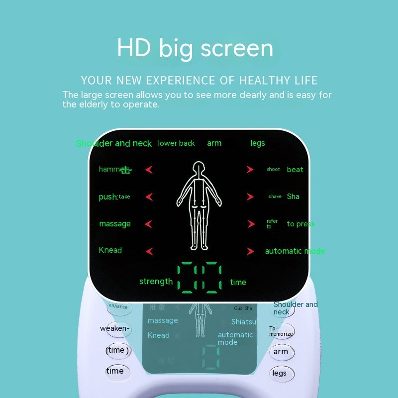 Multifunctional Color Screen Meridian Dual Output Message Physiotherapy Instrument